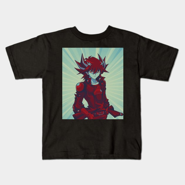 yusei fudo Kids T-Shirt by DinoZard